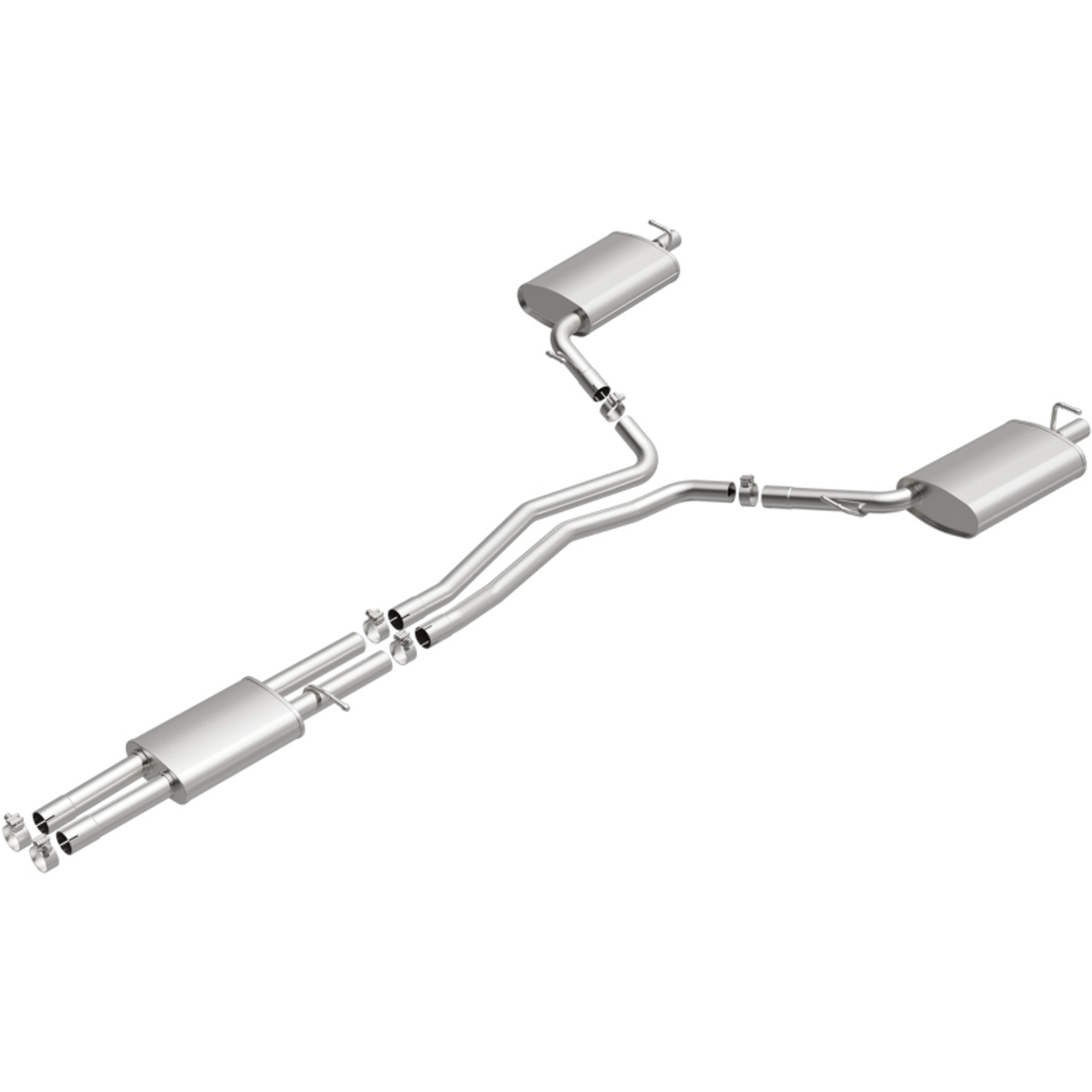 BRExhaust 16-17 Ford Explorer 3.5L Direct-Fit Replacement Exhaust System - 106-0957 Photo - out of package