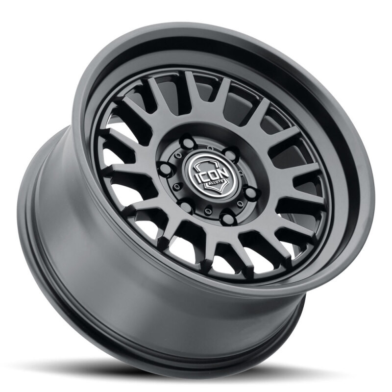 ICON Anza 17x8.5 5x150 25mm Offset 5.75in BS - Satin Black Wheel - 8217855557SB Photo - Unmounted