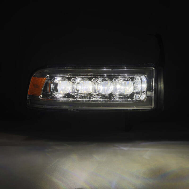 AlphaRex 94-01 Dodge Ram 1500 NOVA LED Headlights Chrome w/ Activ. Light Seq. Signal and SB DRL - 880351 Photo - Primary