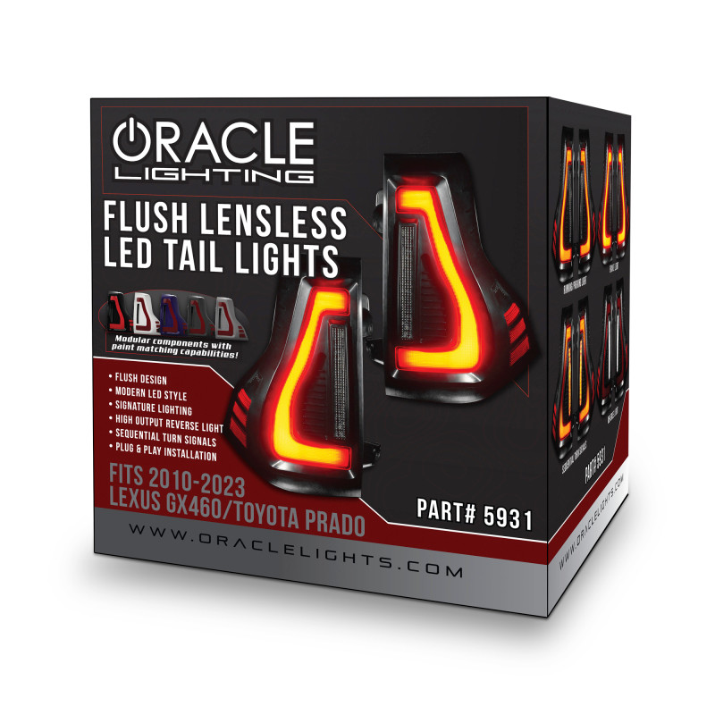 Oracle 10-23 Lexus GX460 and Toyota Prado Flush Lensless LED Tail Lights - 5931-504 User 1