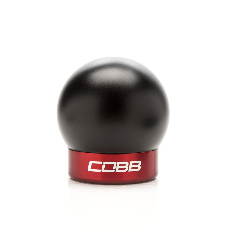 Cobb Ford Mustang Shift Knob Black with Red Base - 2M1350-RD