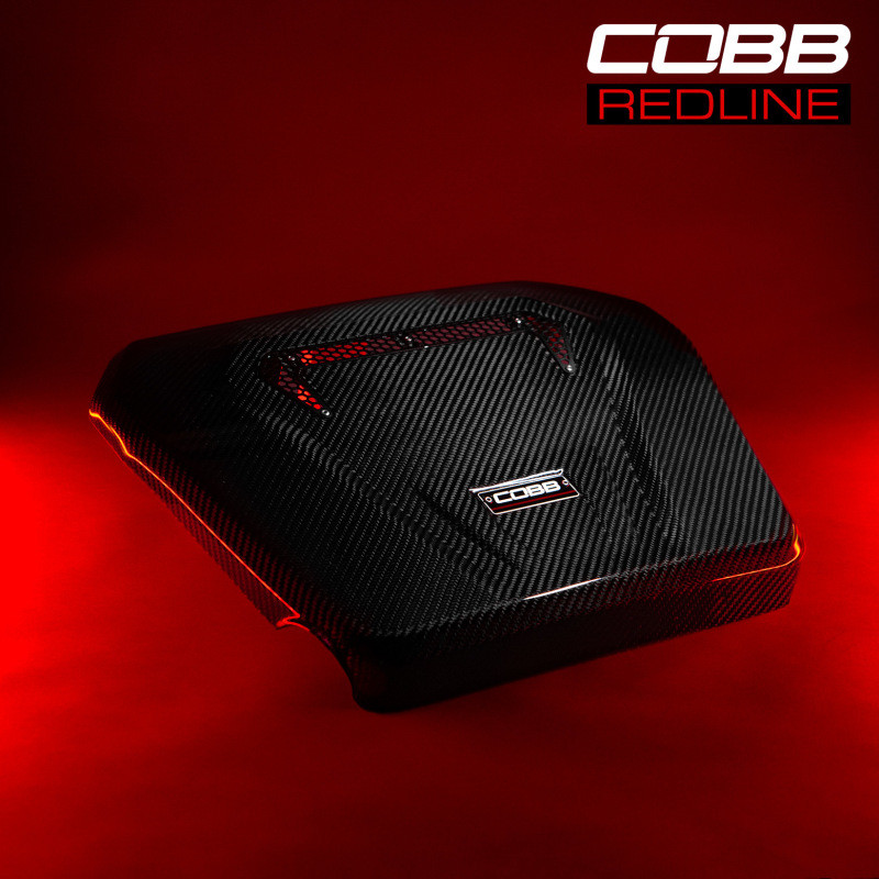Cobb Volkswagen GTI (MK7/MK7.5/MK8) / Golf R / Audi A3 & S3 (8V) Redline Carbon Fiber Engine Cover - 4V2600
