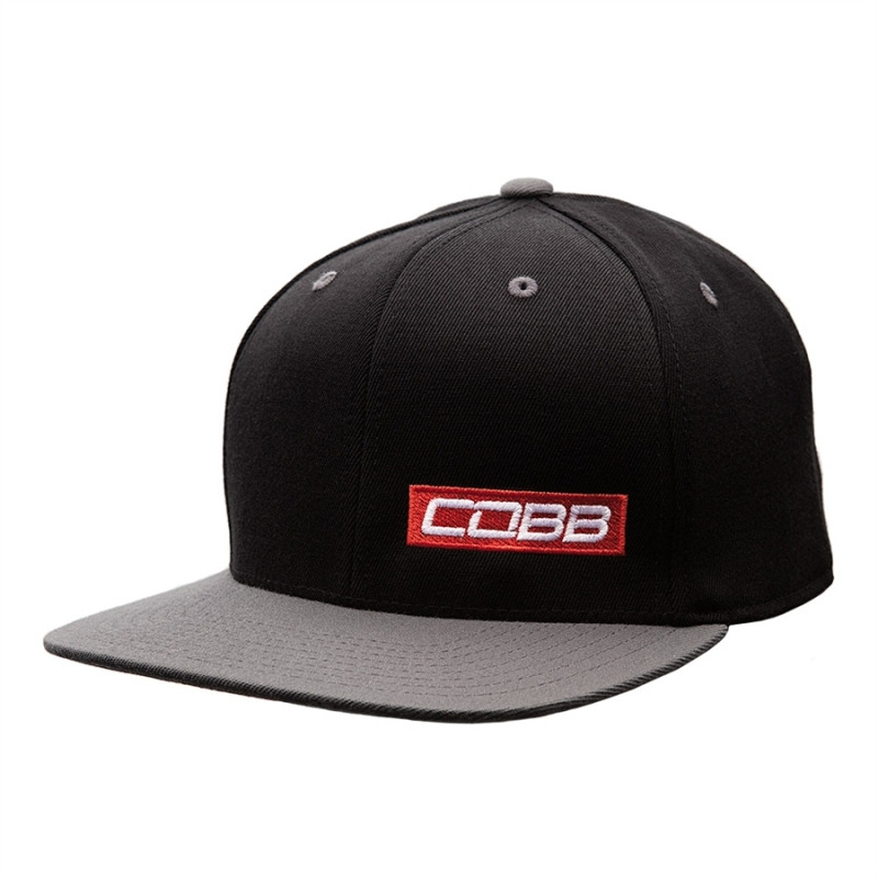Cobb Black/Gray Snapback Cap - CO-CAP-RED-BAR
