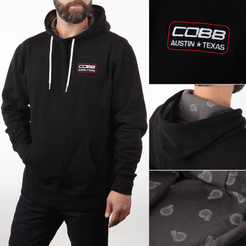 Cobb Black Pullover Hoodie - Size Small - CO-LINERHOODIE-BLK-S