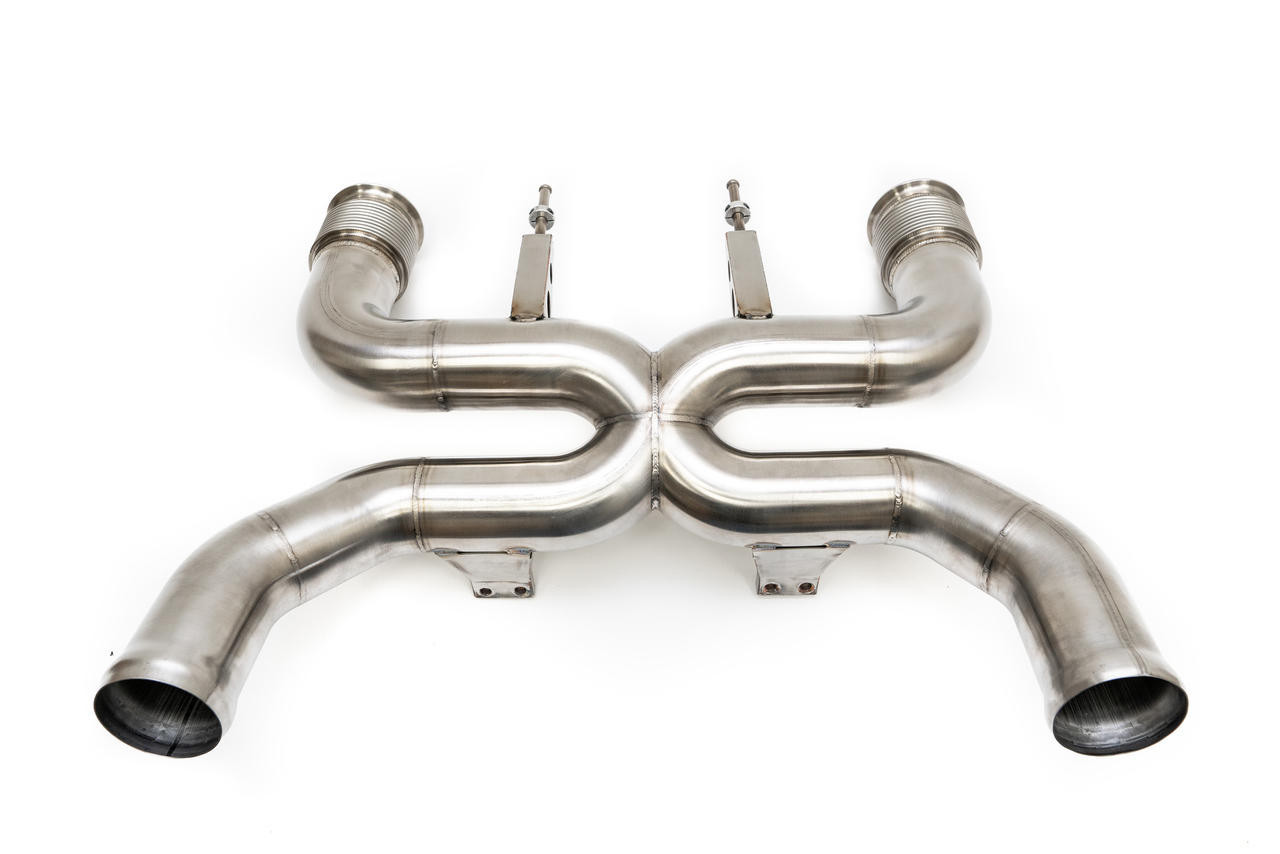 FabSpeed Supersport X-Pipe Iconel 625 Exhaust System - McLaren 720S (FS.MCL.720S.SSXNI)