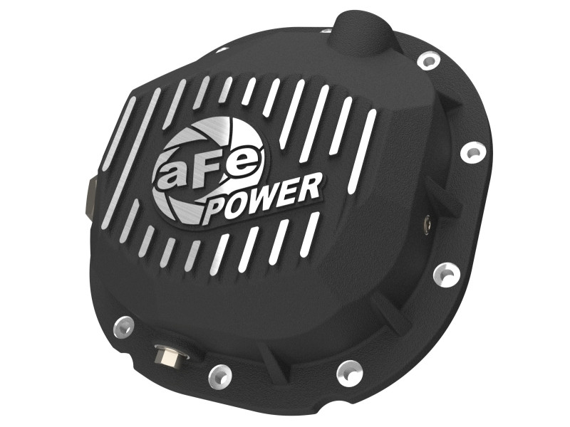 aFe 90-14 Ford F-150 Rear Differential Cover - Black w/ Machined Fins - 46-71410B Photo - Primary