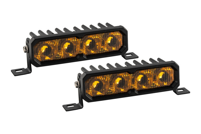 Diode Dynamics SS6 Pro Yellow Driving Standard ABL (pair) 3000K - DD8145P Photo - Primary