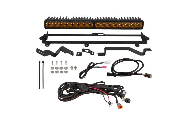 Diode Dynamics 2022-2026 Toyota Tundra Pro Grille SS20 Pro LED Kit Yellow Driving 3000K - DD8667 Photo - Primary