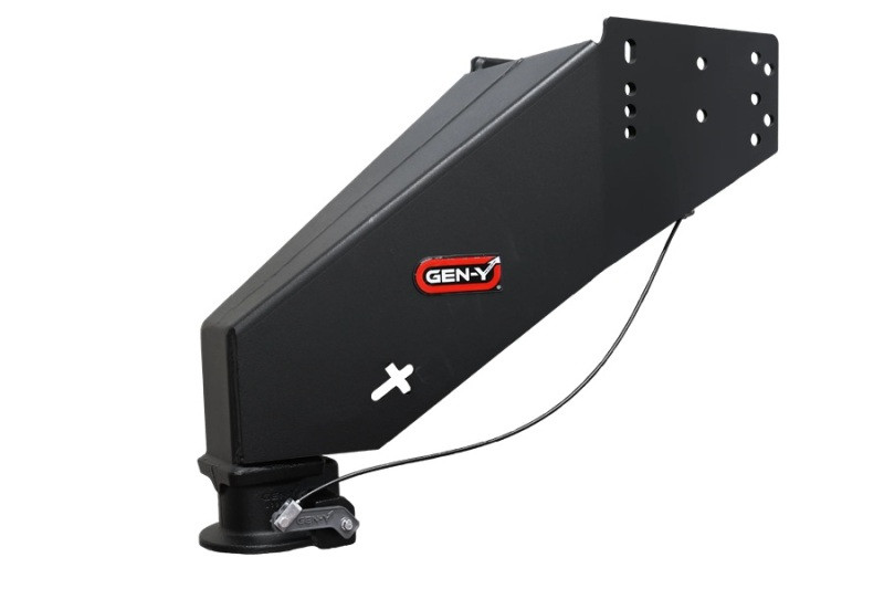 Gen-Y Nomad Static 5th Wheel to Gooseneck - 6.5K TW 30K Tow - Texture Black (1116/1621/1716 Frames) - GH-8101 User 1