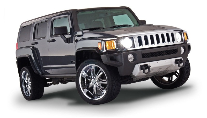 Husky Liners 06-10 Hummer H3 OE Style Black Fender Flares - 4pc - 28015900 Photo - Primary