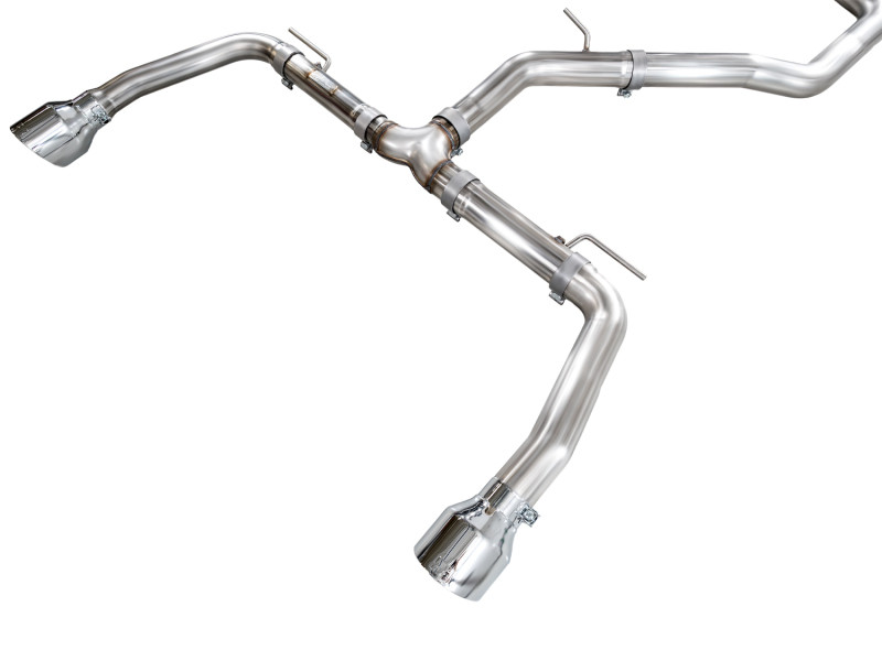 AWE 22-26 Hyundai Elantra N Track Edition Cat-Back Exhaust - Chrome Silver Tips - 3020-32237 Photo - out of package