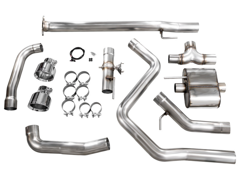 AWE 22-26 Hyundai Elantra N SwitchPath Cat-Back Exhaust - Chrome Silver Tips - 3025-32237 Photo - out of package