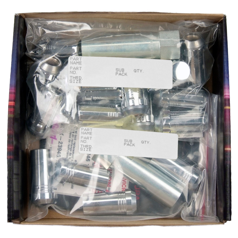 McGard SplineDrive Tuner 5 Lug Install Kit w/Locks & Tool (Cone) M14X1.5 / 1in. Hex - Chrome - 65510