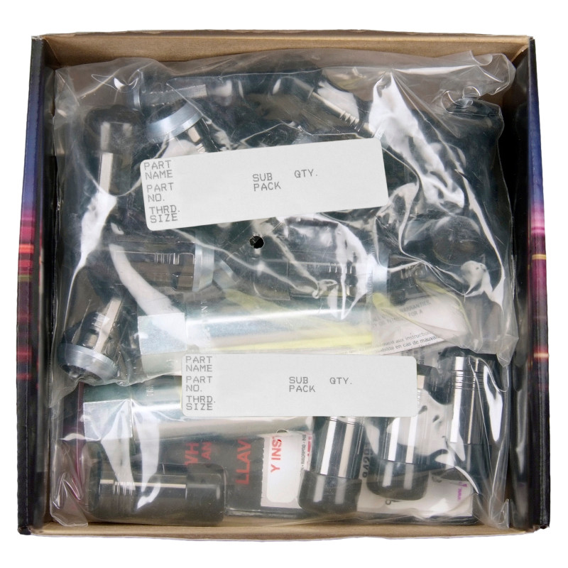 McGard SplineDrive Tuner 5 Lug Install Kit w/Locks & Tool (Cone) M14X1.5 / 1in. Hex - Blk - 65510BK