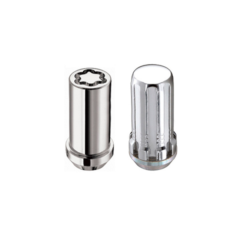 McGard SplineDrive Tuner 8 Lug Install Kit w/Locks & Tool (Cone) M14X1.5 / 1in. Hex - Chrome - 65810