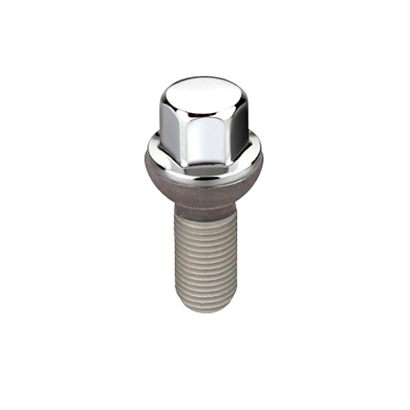McGard Hex Lug Bolt (Radius Seat) M14X1.5 / 17mm Hex / 28.1mm Shank Length (Box of 50) - Chrome - 69820