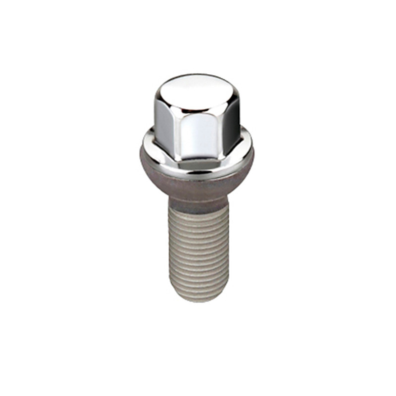 McGard Hex Lug Bolt (Radius Seat) M14X1.5 / 17mm Hex / 27.5mm Shank Length (Box of 50) - Chrome - 69874