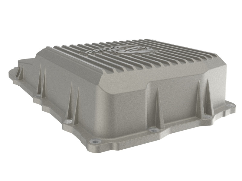 aFe POWER 18-25 Jeep Wrangler (JL) 850RE/8HP70/8HP75 Transmission Pan - Raw w/ Machined Fins - 46-71300A Photo - Unmounted