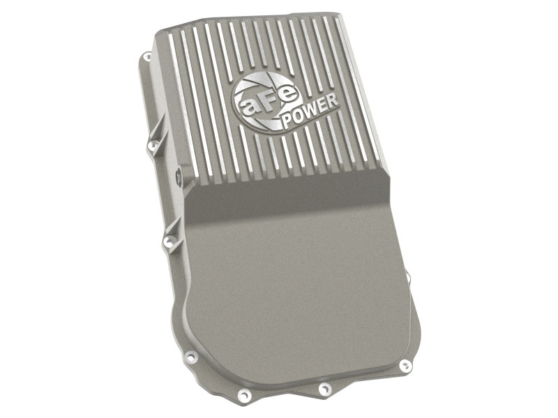 aFe POWER 18-25 Jeep Wrangler (JL) 850RE/8HP70/8HP75 Transmission Pan - Raw w/ Machined Fins - 46-71300A Photo - Unmounted