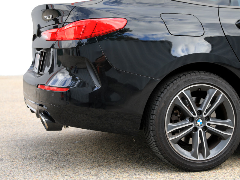 aFe MACHForce XP Exhausts Axle-Back 21-24 BMW 228i 2.0T (SS w/ Carbon Tips) - 49-36355-C Photo - Mounted