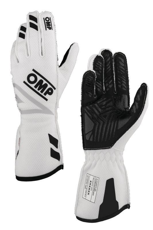 OMP ONE EVO FX GLOVES FIA 8856-2018 WHITE SIZE S - IB0-0773-A01-020-S Photo - Primary