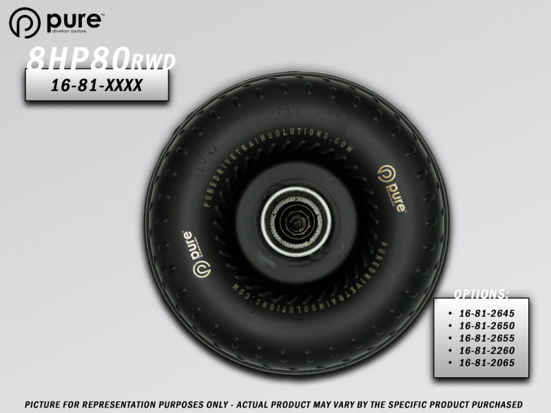 PDS 8HP80 High Performance Billet Race Torque Converter - 26/50 Stator - RWD - 16-81-2650 User 1