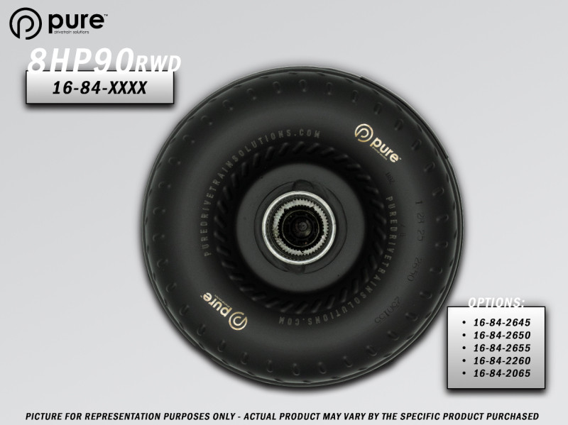 PDS 8HP90 High Performance Billet Race Torque Converter - 26/50 Stator - RWD - 16-84-2650 User 1