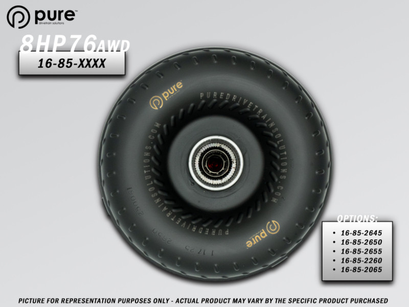PDS 8HP76 High Performance Billet Race Torque Converter - 22/60 Stator - AWD - 16-85-2260 User 1