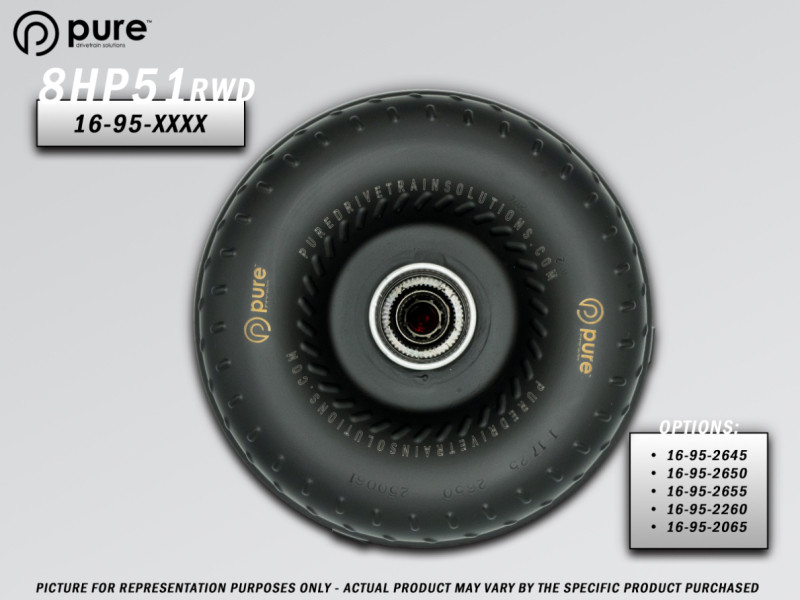PDS 8HP51 High Performance Billet Race Torque Converter -20/65 Stator - RWD - 16-95-2065 User 1