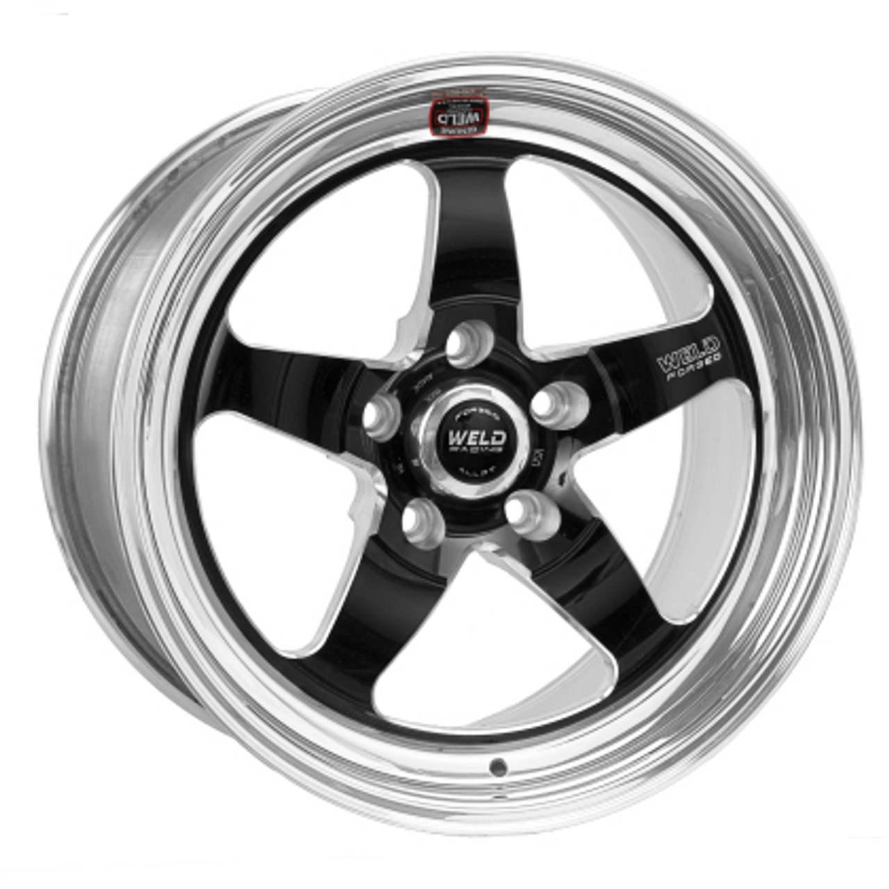 Weld Wheels - 17x5" RT-S S71 BlackFront Wheel - C6 / C7 Corvette Z06