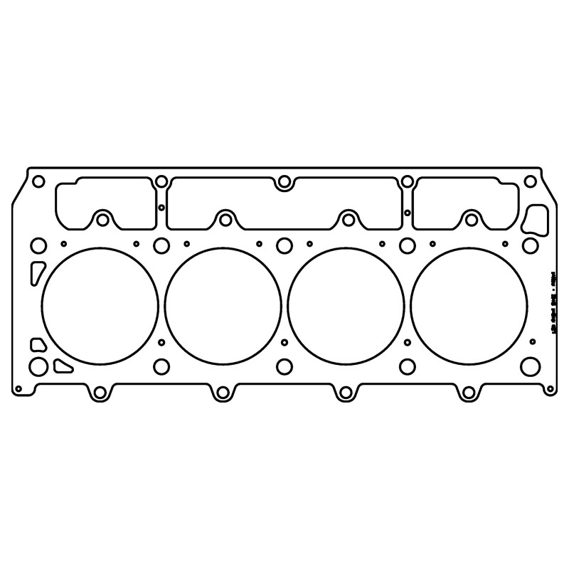 Cometic Gasket GM LSX Gen-4 SB V8 .063in DST Cyl. HG - 4.165in Bore - 1/2in & 3/8in Studs - RHS - C15743-063 Photo - Primary