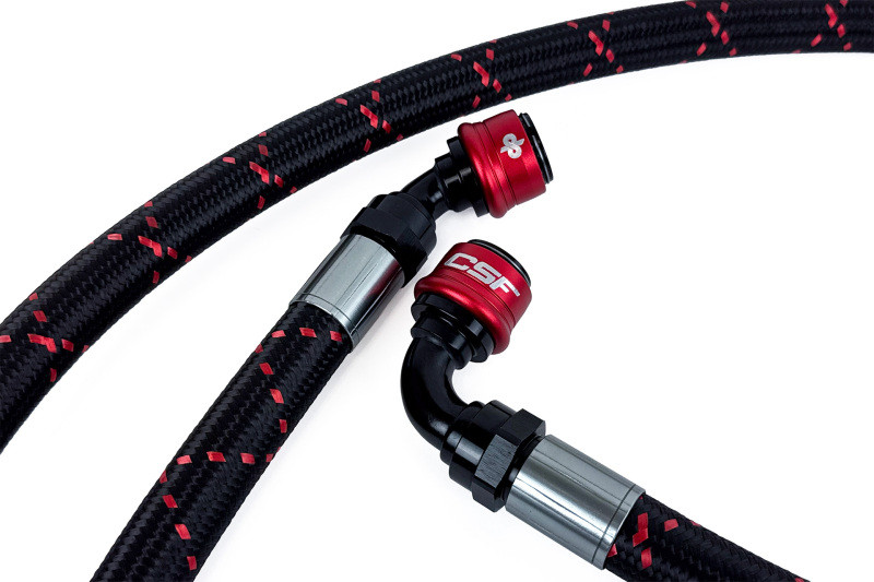 CSF 2023+ Honda Civic Type R FL5 High-Performance Dual Engine Oil Cooler Kit - 8343 Photo - Close Up