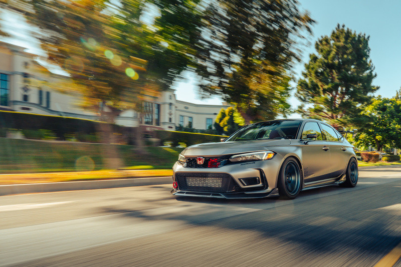 CSF 2023+ Honda Civic Type R FL5 High-Performance Dual Engine Oil Cooler Kit - 8343 Photo - lifestyle view