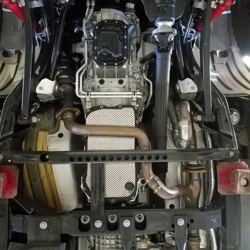 DEI Jeep JL 850RE 8-Speed Transmission Pan Heat Shield - 10375 Photo - lifestyle view