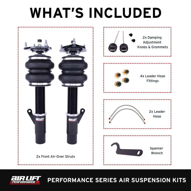 Air Lift Performance 18-25 Honda Accord Sedan Front Air Suspension Kit - 76008 Photo - out of package