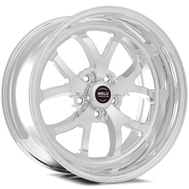Weld Wheels S76 Polished 17x5 Front Wheel - 05-13 C6 Corvette GS / Z06 - 14-19 C7 Corvette GS / Z06