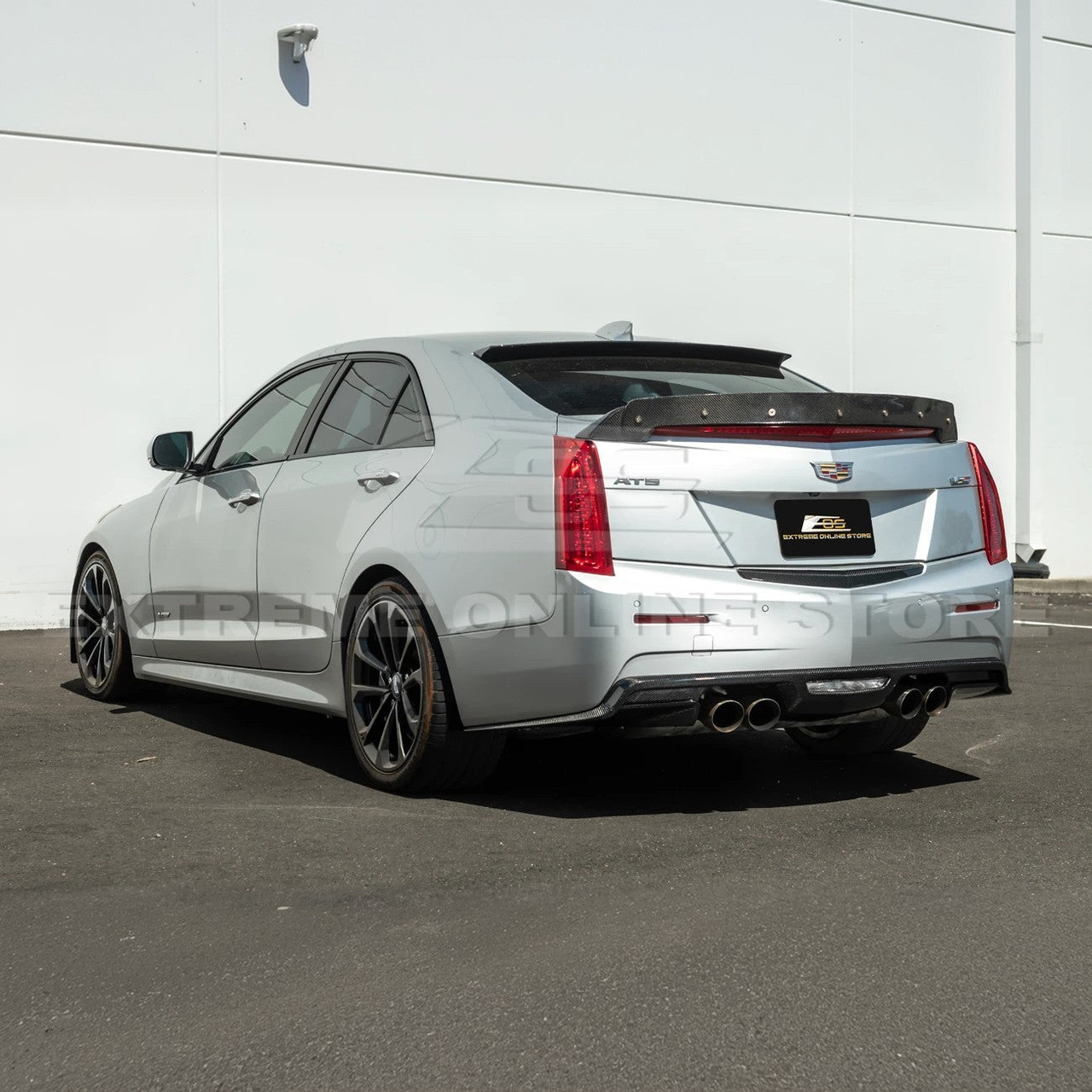 EOS Carbon Fiber Rear Diffuser - 16-19 Cadillac ATS-V