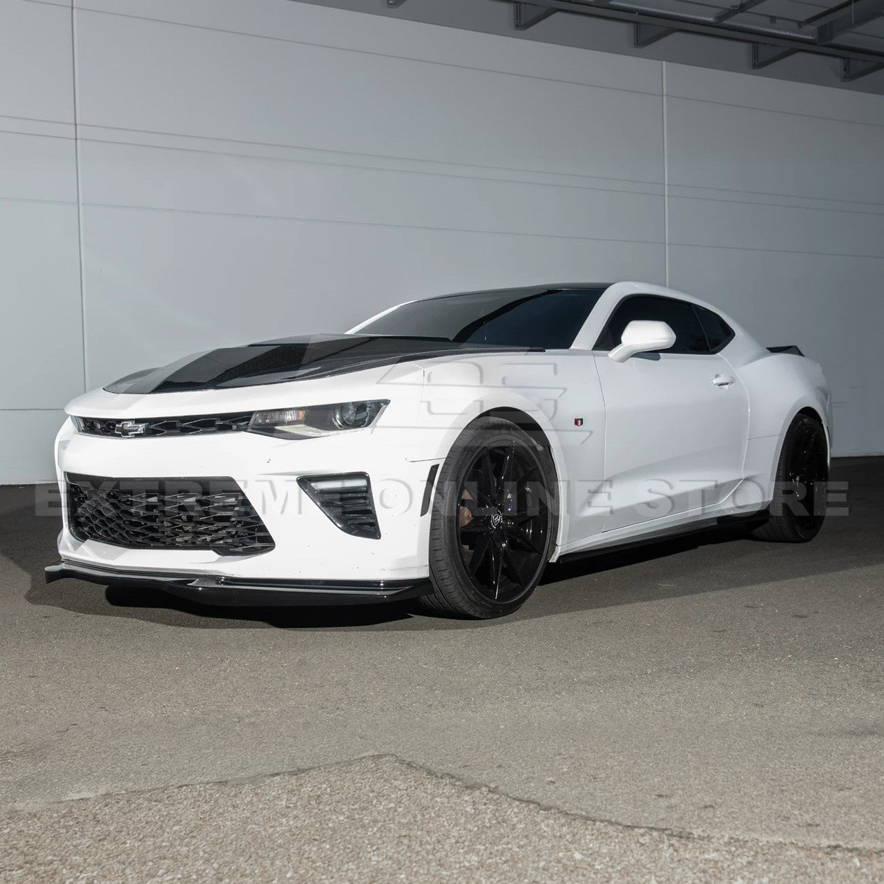 EOS T6 Performance Side Skirts - Gloss Black - 16-24 Camaro