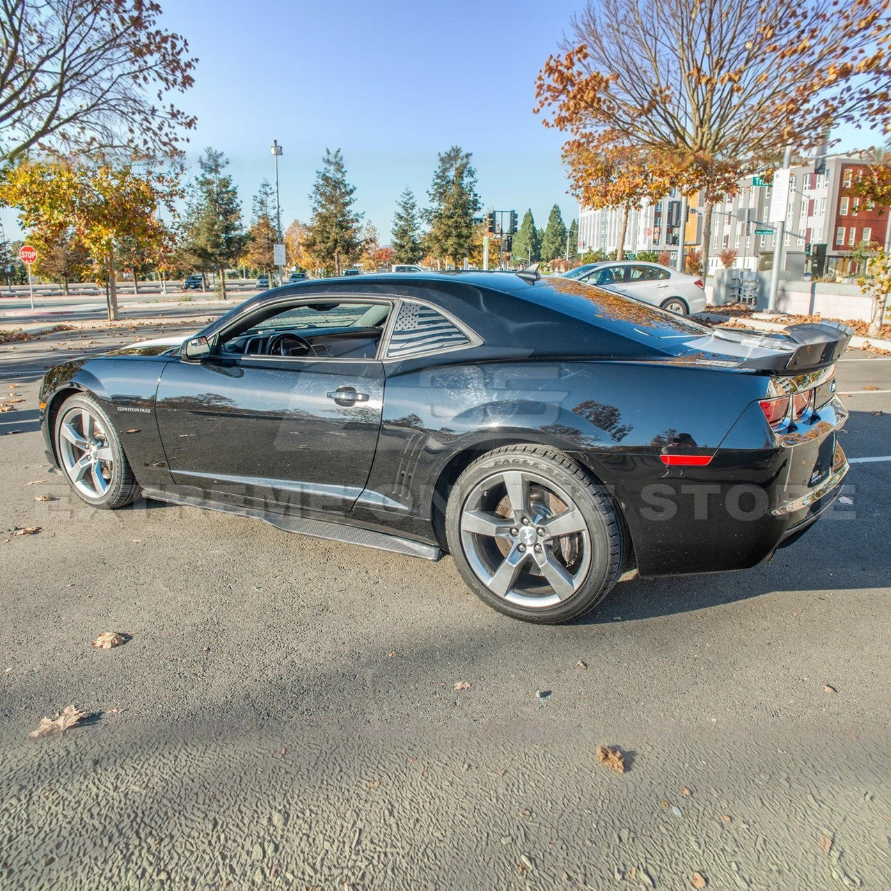 EOS ZL1 Style Side Skirts - Carbon Fiber - 10-15 Camaro SS (SS-287-BKCF)