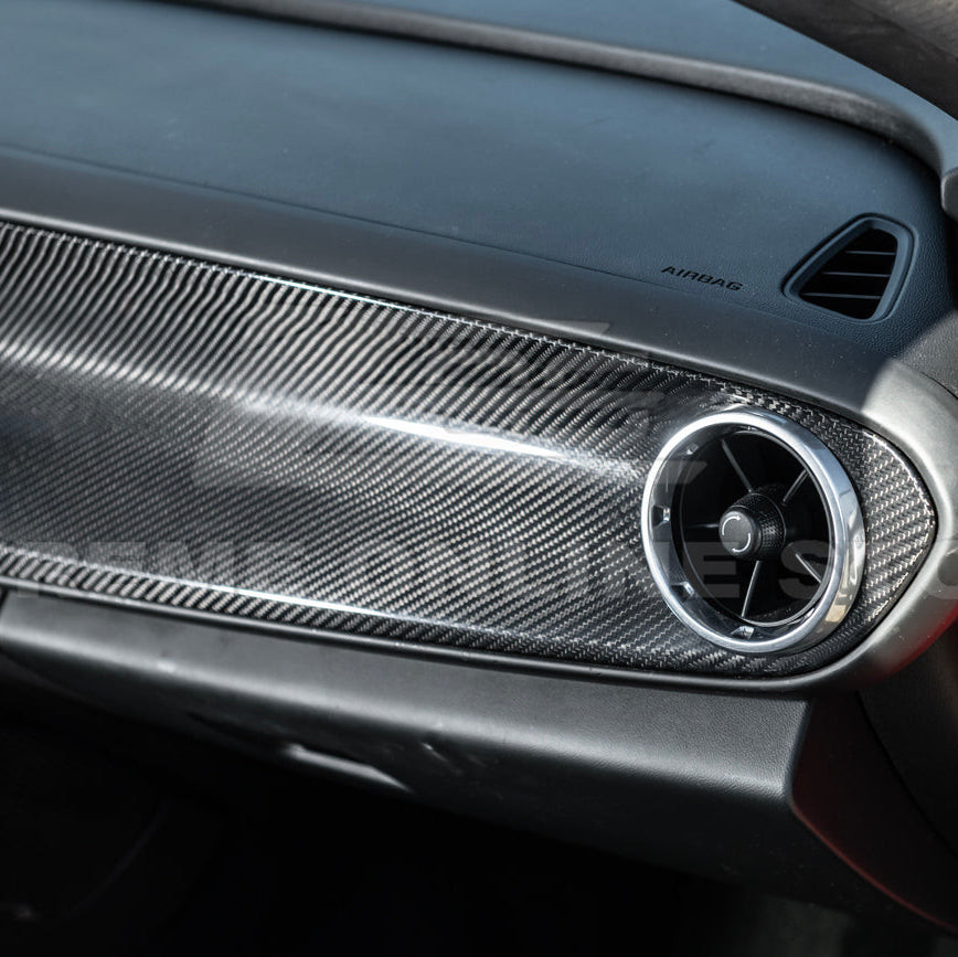 EOS Carbon Fiber Passenger Side Dash Cover - 16-24 Camaro (VENT-1213-BKCF)