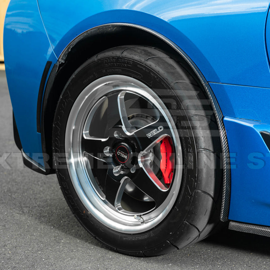 EOS Rear Fender Wheel Arches - Carbon Fiber - C7 Corvette Stingray (FF-604-BKCF)