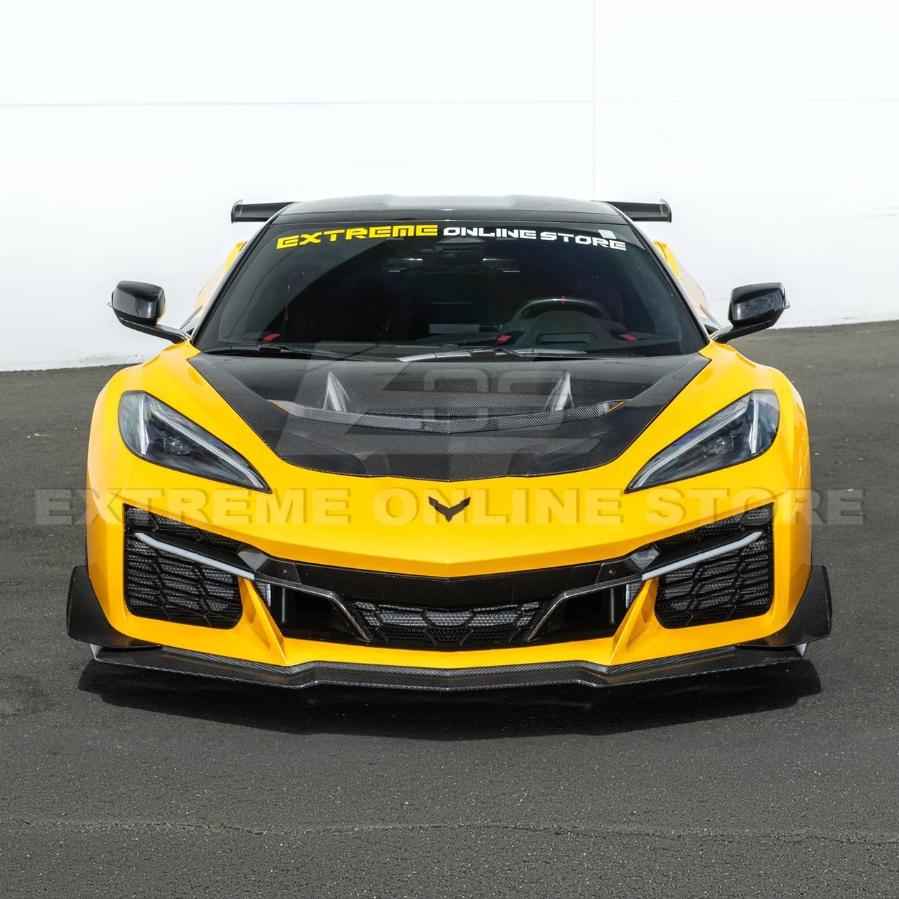 EOS Sequential LED DRL Light Bar Bezel Insert Carbon Fiber - C8 Corvette Z06 (FOG-978-BKCF)