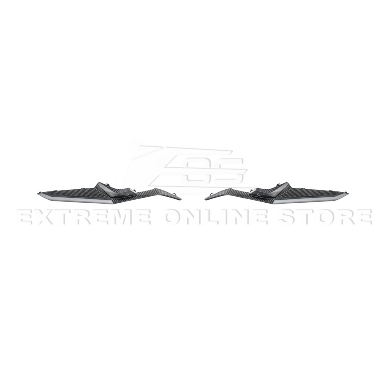 EOS Sequential LED DRL Light Bar Bezel Insert Carbon Fiber - C8 Corvette Z06 (FOG-978-BKCF)