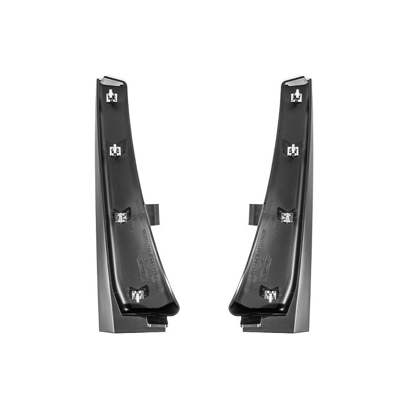 EOS Extended Front Splash Guards - Matte Black - C8 Corvette Z06 (MF-1265-ABS)