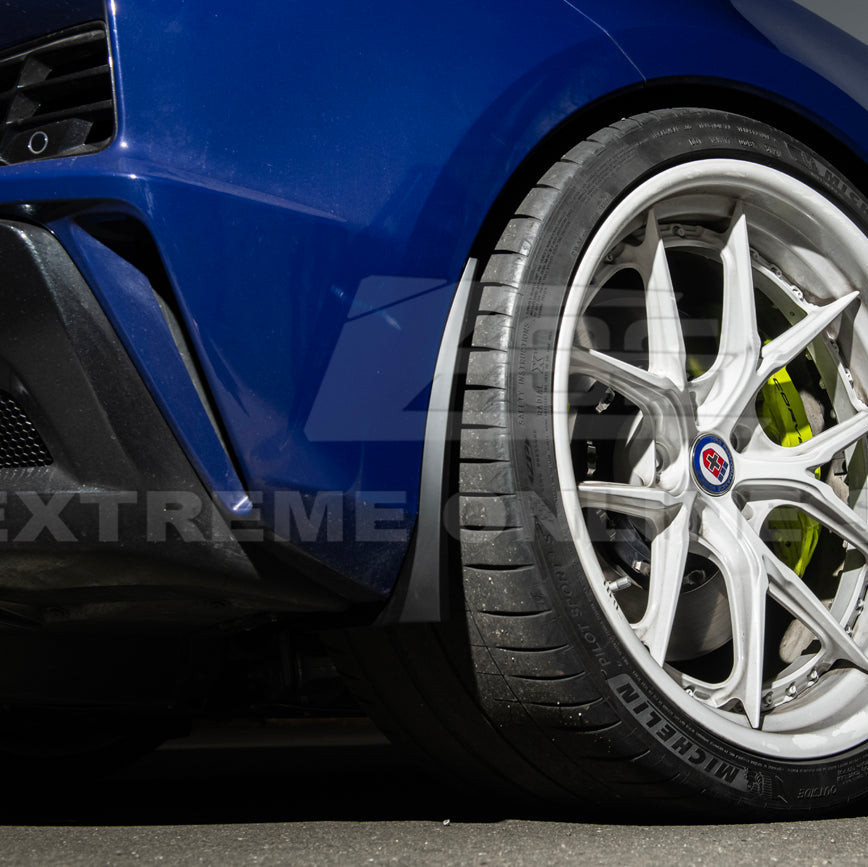 EOS Extended Rear Splash Guards - Matte Black - C8 Corvette Z06 (MF-1266-ABS)