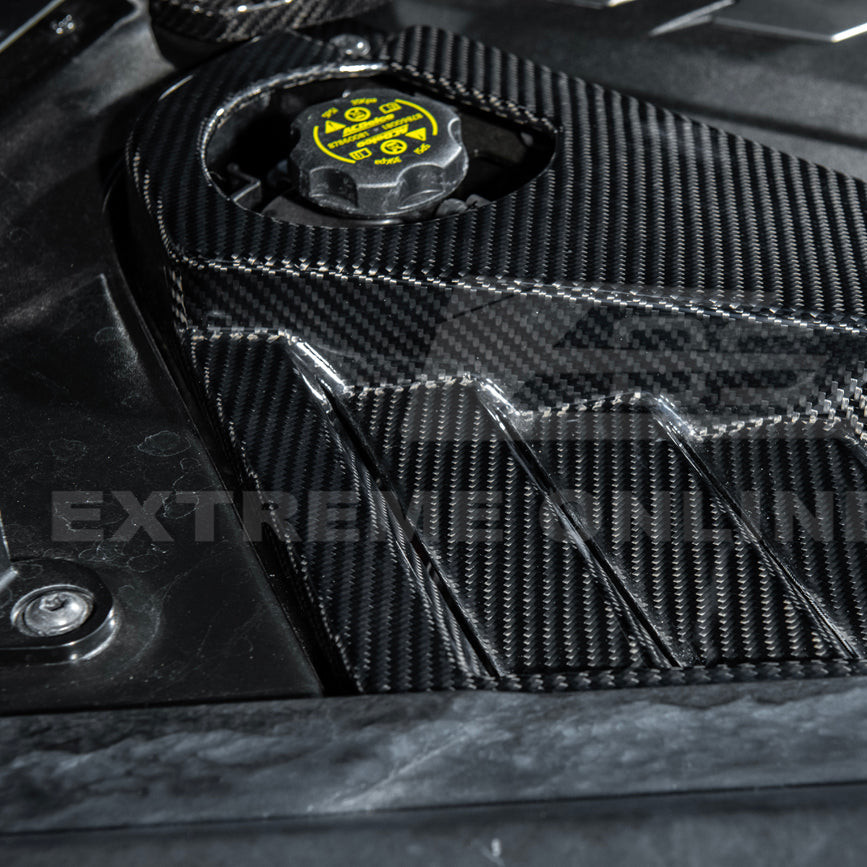 EOS Carbon Fiber Engine Bay Panel - C8 Corvette E-Ray (VENT-1173-BKCF)