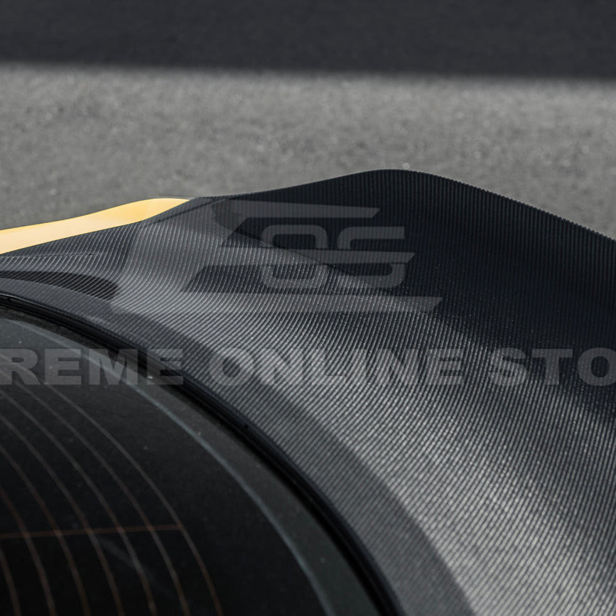 EOS Carbon Fiber Trunk Super Snake Style - 15-23 Ford Mustang (TRUNK-1285-BKCF)