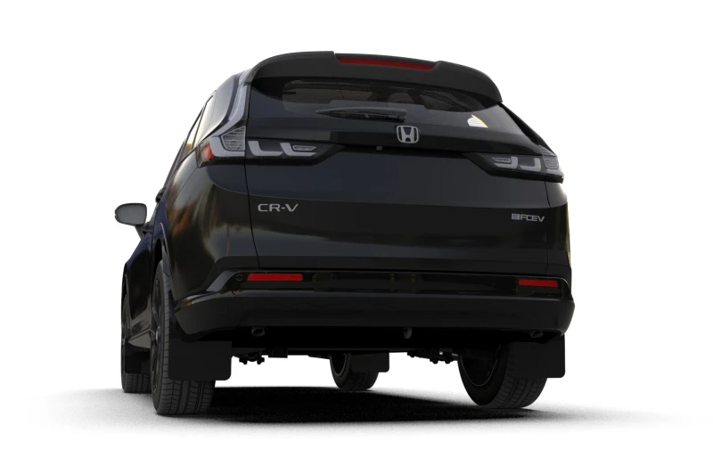 Rally Armor 23-26 Honda CR-V Black Mud Flap - Metallic Black Logo - MF149-UR-BLK-MBK User 1