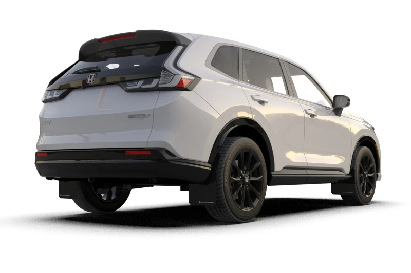 Rally Armor 23-26 Honda CR-V Black Mud Flap - Metallic Black Logo - MF149-UR-BLK-MBK User 1