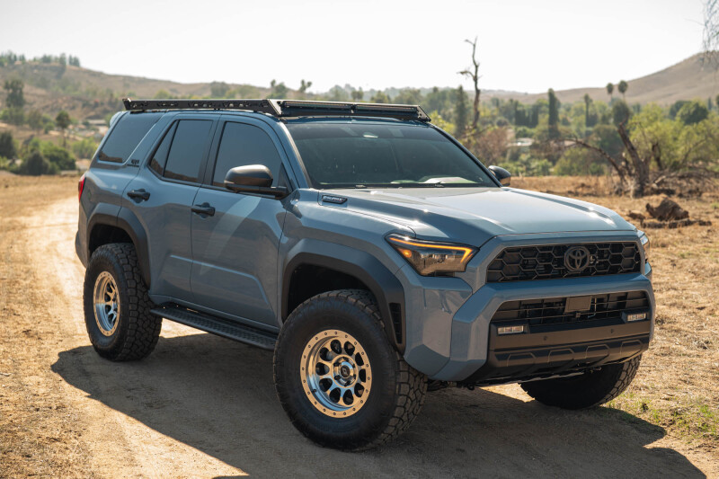 DV8 Offroad 25-26 Toyota 4Runner Roof Rack Light Cutout Fairing (Use w/ PN RRTF3-02) - RRTF3-02L Photo - out of package